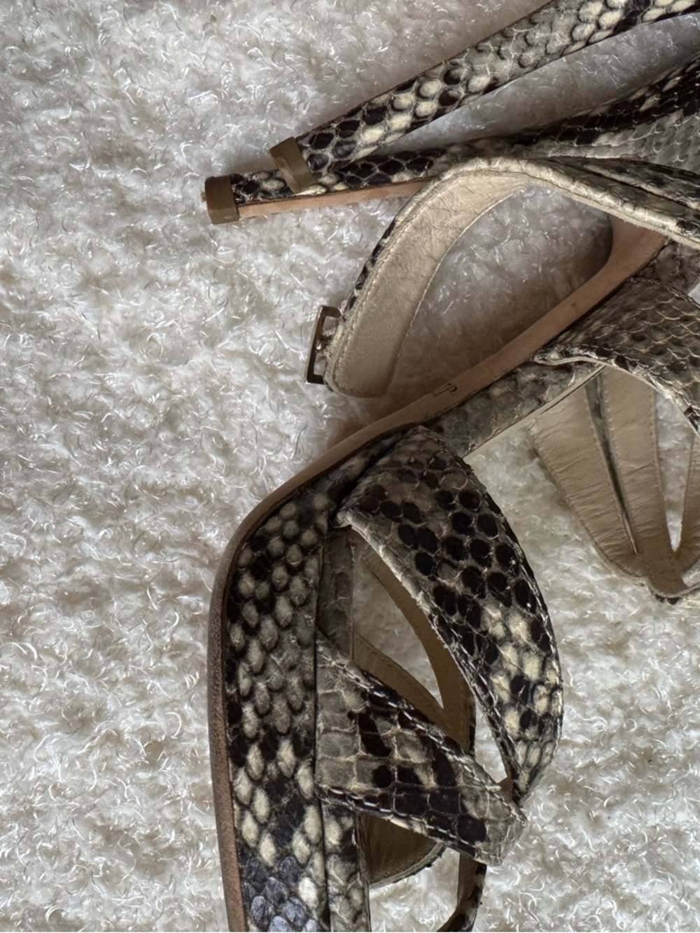 Jimmy Choo Nina Python Heels - Picture 8 of 10
